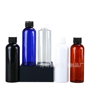 Multi-colored 100ml transparent <b>plastic</b> <b>bottle</b> with screw-sealed cap, PET <b>plastic</b> <b>bottle</b>, cosmetic refill <b>bottle</b>, <b>wine</b> <b>bottle</b>, - Product Image 5