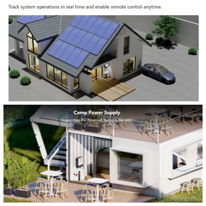 Système de stockage d'énergie solaire 8KWH 16KWH, batterie Hithium Power Station 5000W 11000W, contrôleur MPPT - Product Image 3