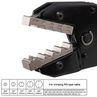Pince à sertir pour câble coaxial, borne hexagonale, sertissage optique, pince à sertir pour borne vidéo de surveillance BNC YF-L1