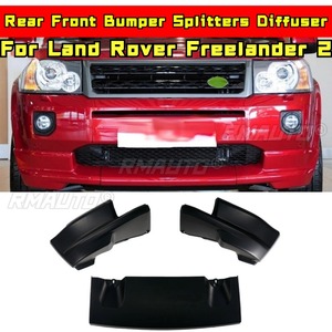 Rear Front Bumper <b>Splitters</b> Diffuser Rear Front Bumper Lip <b>Splitters</b> Diffuse Body Kit For Land Rover Freelander 2 Exterior Part - Product Image 2