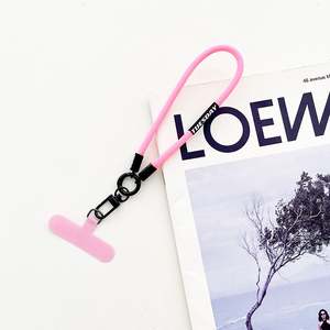 Dragonne de poignet mobile pour extérieur avec coussinet de protection, courte et simple, pour smartphone, bracelet de suspension, cordon pour femme, lanière de poignet, porte-clés - Product Image 2