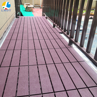 Plancher en bois et plastique composite, carreaux de pont en bois et plastique, carrelage de terrasse, Patio extérieur, jardin, porche, terrasse, carrelage de bricolage écologique