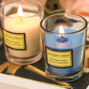 Bougie aromathérapie améliorant le sommeil relaxant parfum floral tasse <span class=keywords><strong>en</strong></span> verre décorative bougie d'aromathérapie pour l'ambiance de la maison - Product Image 3