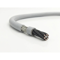 Kabel Kontrol Daya Berisolasi PVC Fleksibel CE RoHS dengan Pelindung Anyaman Tembaga Berlapis Timah untuk Otomasi Industri dan Robotika