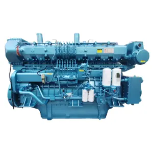 Offre Spéciale refroidi à l'eau 8 cylindres 1000hp pompe à carburant mécanique Weichai marine Diesel Engine 8170ZC1000-5 moteurs de bateau