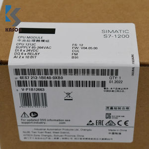 새로운 재고 6ES7212-1BE40-0XB0 Siemes Simatic S7-1200 컴팩트 CPU 1212C PLC 프로그래밍 컨트롤러 - Product Image 2