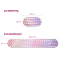 Repose-poignet pour clavier de souris en gel Repose-poignet pour clavier d'ordinateur Support pour poignet de souris Soulagement de la douleur Cool Touch Tapis de souris antidérapant