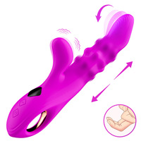 Bâton de massage télescopique à bille roulante pour femmes, jouet sexuel vibrant pour adultes, masturbateur féminin, orgasme