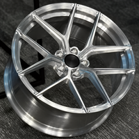 Jantes 5x120 18-22 pouces, concaves profondes, forgées, finition argent brossé, à rayons en Y, pour BMW M3 M4 Land Rover Rolls-Royce Mercedes-AMG