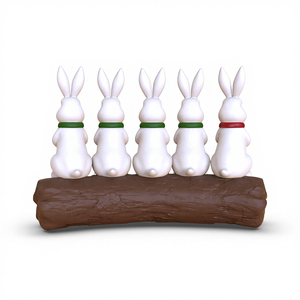 थोक अनुकूलित वाटरप्रूफ पर्यावरण अनुकूल हस्तनिर्मित रेसिन खरगोश बगीचे के लिए बगीचे के ईस्टर सजावट आउटडोर पशु - Product Image 4