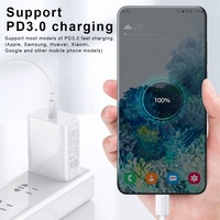 Cargador Rápido HNT ODM/OEM de 20W PD con Cable Trenzado de Nailon de 60W C-C, Adaptador de Corriente con Puerto Tipo C, Carga Rápida para iPhone 16