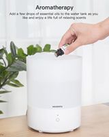 Vente en gros de lampes électriques de luxe à LED humidificateur d'air diffuseur d'arômes en verre à couleur changeante pour chambres d'hôtel voitures voiture aromathérapie