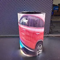 Écran LED flexible d'intérieur P2.5 pour usine, haute fréquence de rafraîchissement, personnalisé 320x160mm, mur vidéo en fer, OEM SDK 8531200000