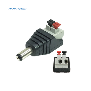 5.5x2.1mm DC erkek dişi konnektör vidasız DC güç adaptörü konnektörü fiş tel pres terminali LED güvenlik kamerası - Product Image 1