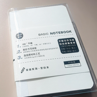 Protège-cahier simple en PVC transparent pour cahier A6/A5, protège-cahier étanche pour étudiants