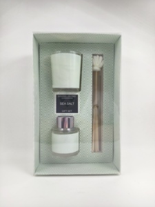 Ensemble diffuseur de parfum 70G+50ML, flacon en verre, parfum longue durée, sans alcool, écologique, 15-30 jours, boîte cadeau - Product Image 3