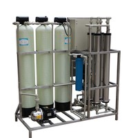 Usine d'eau RO 500l/heure, machine de traitement d'eau RO prix de la Station d'eau