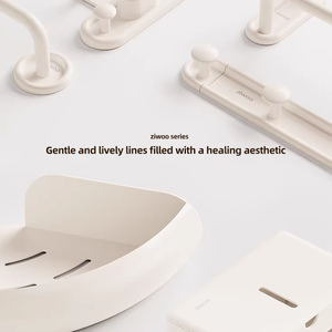 <span class=keywords><strong>Portarotolo</strong></span> da Parete Senza Foratura con Vano Portaoggetti Universale per Bagno - Product Image 2