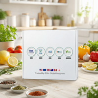 Boîte à gâteau ronde en PET de qualité alimentaire avec base dorée, emballage transparent jetable pour desserts