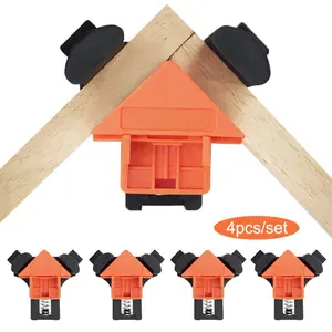 90 Degree Clamps for Woodworking, 4PCS Craft Angle Clamps Right Cabinet Clamp