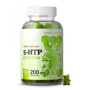 Deep Sleep Promote Natural 5-HTP Gummies Melatonin Free Sleep Supplement with Calcium L-Tryptophan for Calm & Stress