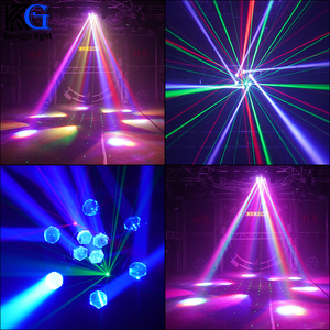 High Quality 6 Arms Bee Moving Head Beam Lights Led Moving Beam Head Laser Effect for DJ Party Light - Product Image 3