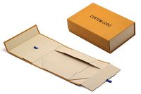 Boîte Cadeau Pliante Personnalisée à 7 Panneaux Réutilisable pour Brûleur d'Encens et Arômes, Cadeau d'Entreprise, Soins de Beauté, Boîte à Rabat Non Magnétique
