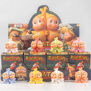 売れ筋漫画ミニ群がるブラインドボックスかわいいキャラクターレジン人形ミステリーボックスおもちゃギフト子供用カスタムブラインドボックス - Product Image 2