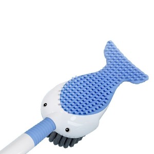 Escobilla de Inodoro con Ventosa, Diseño de Ballena, con Dispensador de Líquido, Herramienta de Limpieza Montada en la Pared - Product Image 5