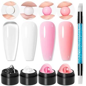 Gel UV solide pour <span class=keywords><strong>extension</strong></span> d'ongles, sculpture florale, nail art, gel de construction <span class=keywords><strong>semi</strong></span>-<span class=keywords><strong>permanent</strong></span>, vernis à ongles pour <span class=keywords><strong>extension</strong></span> des doigts - Product Image 1