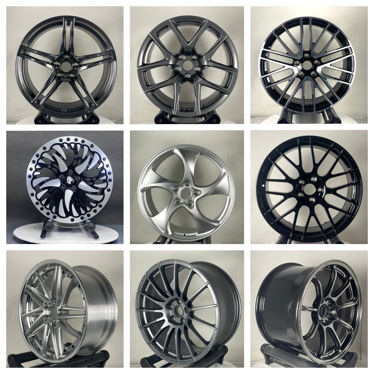 Single piece forged wheel hub