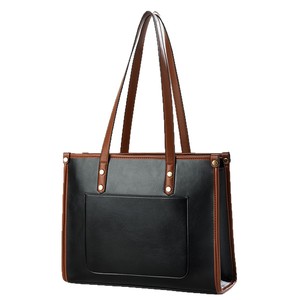 Sac fourre-tout grande taille pour femme An Ru Shi, couleur café, sac à bandoulière simple, usage quotidien - Product Image 2