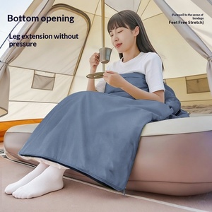 Saco de Dormir Ultraligero Tipo Sobre para Adultos, de Nailon, Resistente a la Suciedad, para Verano, Viajes, Campamento, Hecho de Algodón, Lavable a Máquina - Product Image 6
