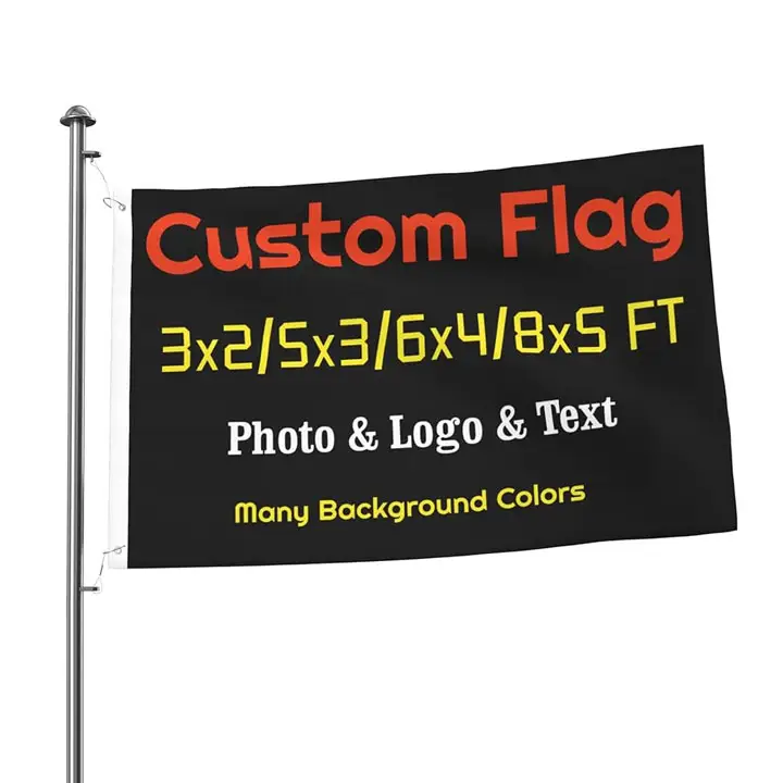 Promotional Football Cheering Flag Turkey Country Campaign National Day Hand Waving Custom Design World Flying Banner