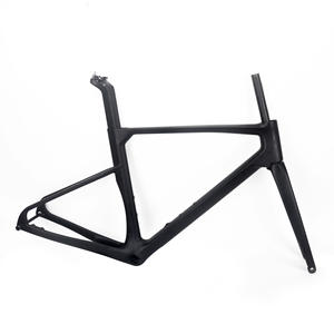Nouveau vélo de route entièrement en fibre de <span class=keywords><strong>carbone</strong></span>, fourche avant à disque à extraction de vent brisé, <span class=keywords><strong>cadre</strong></span> 48/50/50/54 cm, Chine - Product Image 3