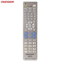 Télécommande universelle de remplacement pour téléviseur en plastique ABS H-1080E