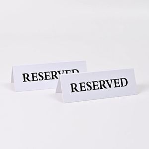 Acrylic Inverted Triangle <b>Table</b> <b>Card</b> Customization for Hotel & Restaurant Reservations Model TY-003 Desktop Display Rack - Product Image 2