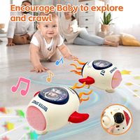 Jouet poulpe dansant électrique EPT avec lumière LED, musique, projection, pour le temps sur le ventre, l'apprentissage de la marche, cadeau pour bébés et tout-petits