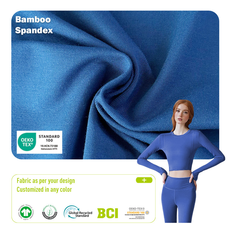 Bamboo Fiber Single Jersey Fabric OEKO