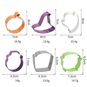 6 pezzi in acciaio inox forme di <span class=keywords><strong>Halloween</strong></span> <span class=keywords><strong>biscotti</strong></span> <span class=keywords><strong>biscotti</strong></span> Set stampi - Product Image 2