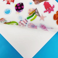 Mejor Precio, Lámina Holográfica Transparente Impermeable para Impresión de Inyección de Tinta, Láminas de Vinilo Personalizadas, Papel Adhesivo Imprimible