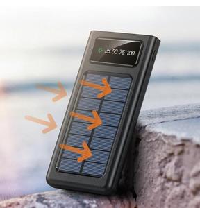 Nouvelle banque d'énergie <span class=keywords><strong>solaire</strong></span> charge rapide Portable Powerbank étanche batterie externe panneaux solaires 30000mah <span class=keywords><strong>chargeur</strong></span> de téléphone pour <span class=keywords><strong>Iphone</strong></span> - Product Image 2