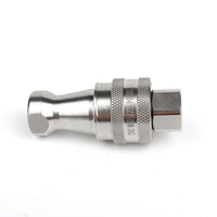 Conector Rápido de Alta Presión para Instalaciones Internacionales, Conector de Electrolito con Rosca Interna, Accesorio para Tuberías de Agua