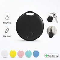 Traceur d'objets compatible FindMy, sans frais d'abonnement, étanchéité IPX4, prêt à être expédié, faible MOQ, DDP disponible, anti-perte pour clés et sacs