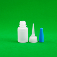 Bouteilles applicatrices en plastique personnalisables JB-065 PE 5ml/10ml/15ml avec bouchon compte-gouttes à pointe de précision, distributeur de liquide rechargeable