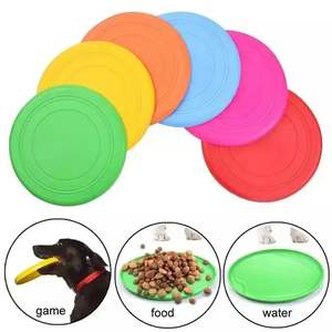 Dogs Flying Disc Training Chew Puppy Flyer Lightweight Soft <b>Floating</b> Saucer for Small Medium Outdoor Sport Training Toys - Product Image 2