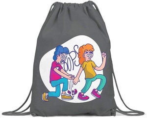 Aceptamos impresión personalizada bolsa con cordón de poliéster barata personalizada - Product Image 2