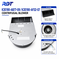 Ventilador de Refrigeración Original Alemán K2E190-AB77-09 75W, Bajo Ruido, Refrigeración Estable, Diseño Compacto, Ventilación con Convertidor de Frecuencia