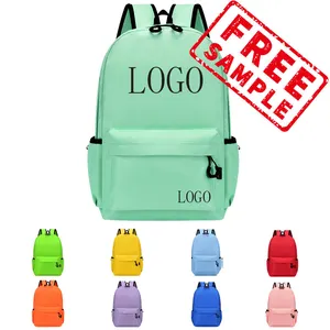 Free Sample Custom Wholesale Cheap Casual Fashion Design OEM Printed Teenagers Gril Boy Children Mochila Student Backpack Bag