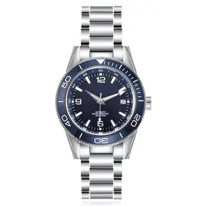 OEM Waterproof 41MM Mechanical Automatic Luxury sapphire glass SS Watchband custom logo Wrist NH35 Watch For Men seiko movement
